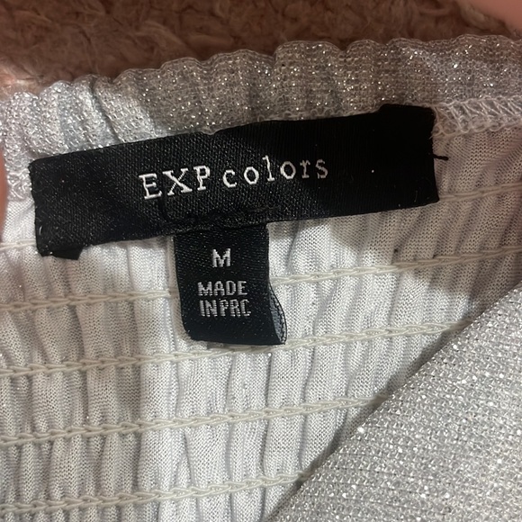 silver sparkly women’s dress size medium - Picture 3 of 3